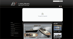 Desktop Screenshot of lobbyboats.it
